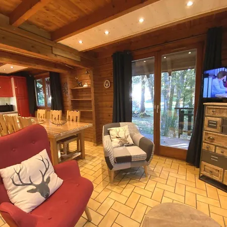 Le Renne Chalet En Bois Au Calme Avec Spa Jacuzzi La Bresse Exterior photo